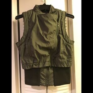 Olive Green Abercrombie Vest